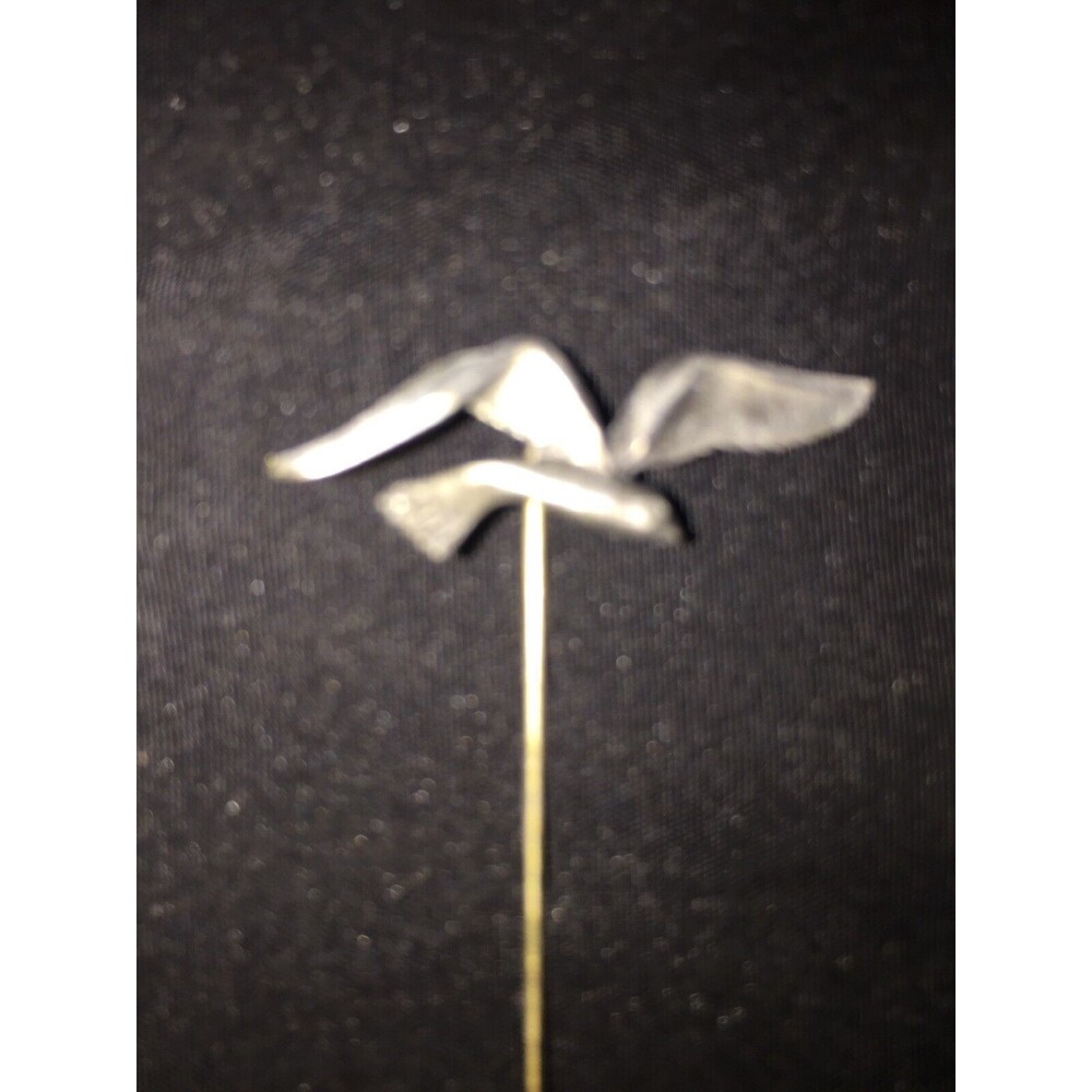 Vintage Silver-toned Seagull Stick Pin Possibly Monet 2 Inch